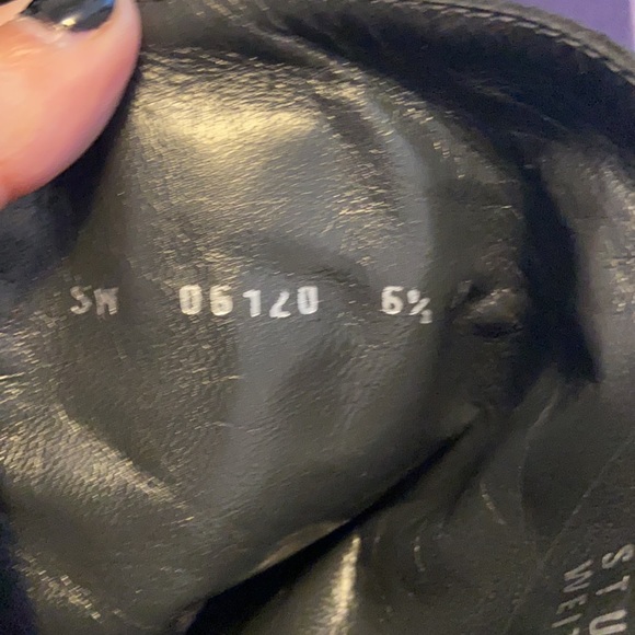 Stuart Weitzman knee length tie up boots - Picture 11 of 15